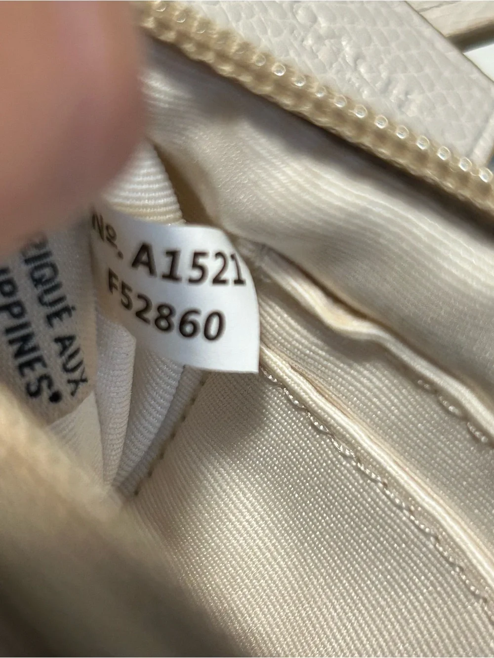 Coach Signature Canvas Zip Wristlet in Neutral Khaki Cream includes hang tag